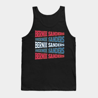 TEXT ART USA BERNIE SANDERS Tank Top